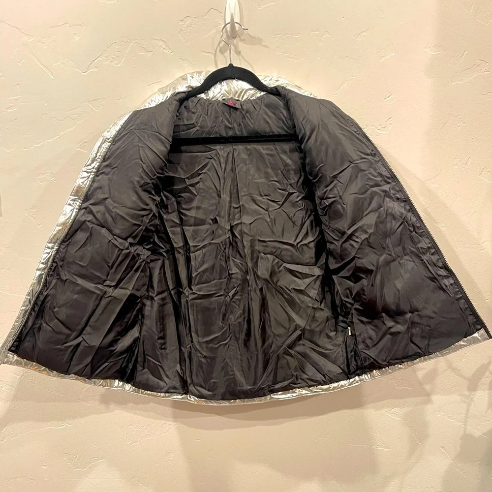 Silver Foil Chrome Puffer - Picture 5 of 9
